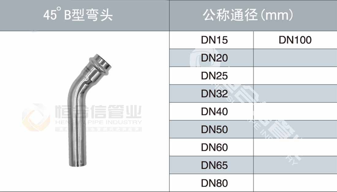 45°B型彎頭參（cān）數1