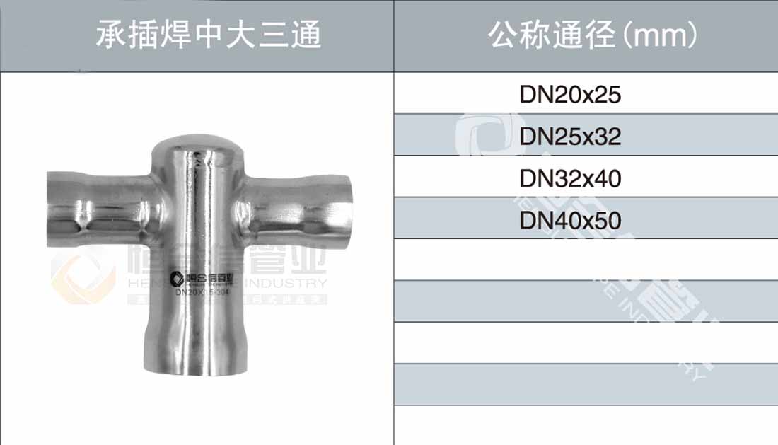 承（chéng）插焊中大三通參數1